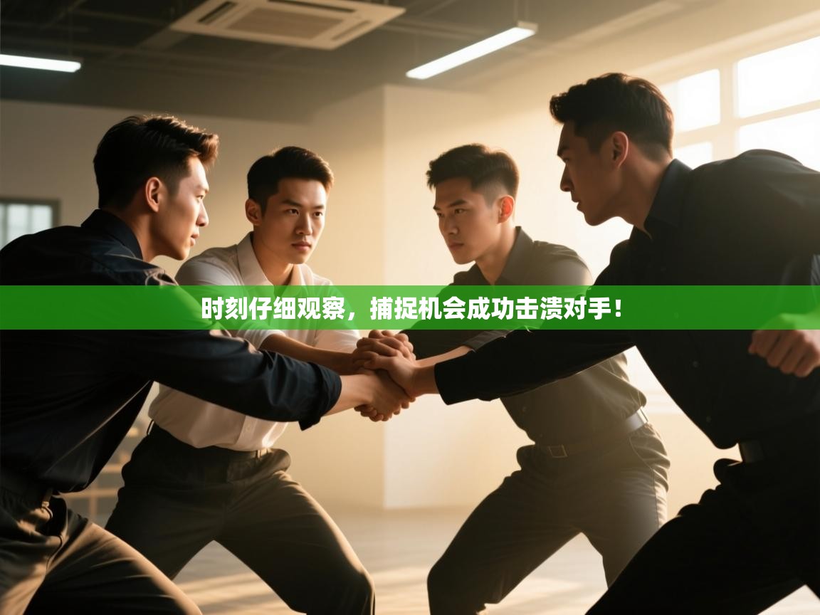 时刻仔细观察，捕捉机会成功击溃对手！